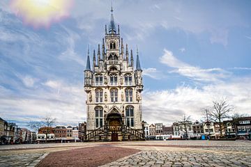 Het oude stadhuis van Gouda aan de Markt