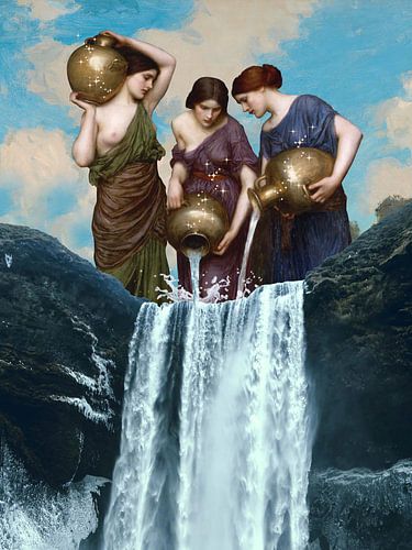 Magischer Wasserfall