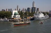 Skyline of Rotterdam during the world port days by W J Kok thumbnail