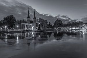 Oostpoort Delft, zwart-wit - 6