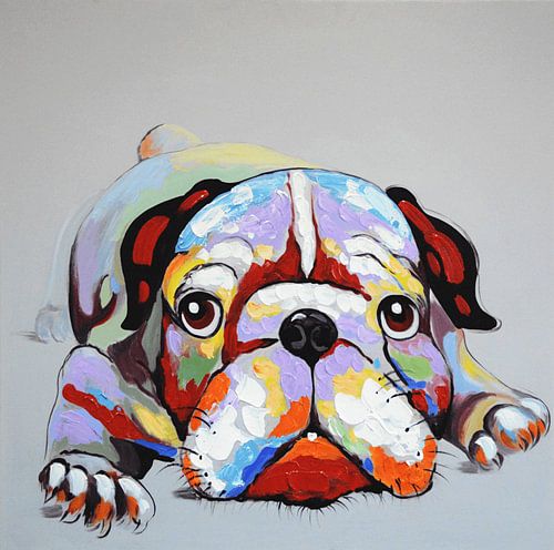 Schilderij Bulldog