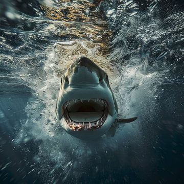 Witte haai in aanval van DNH Artful Living