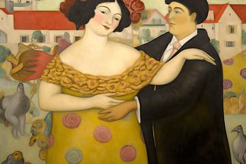Klimt meets Botero van Ton Kuijpers