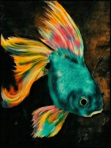 Pop Art - Schleierfisch von Christine Nöhmeier