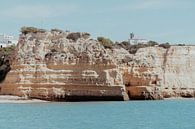 Limestone rock by the sea in Portugal by Kelly Vanherreweghen thumbnail