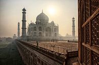 Das schöne Taj Mahal am Morgen, Agra - Indien von Tjeerd Kruse Miniaturansicht