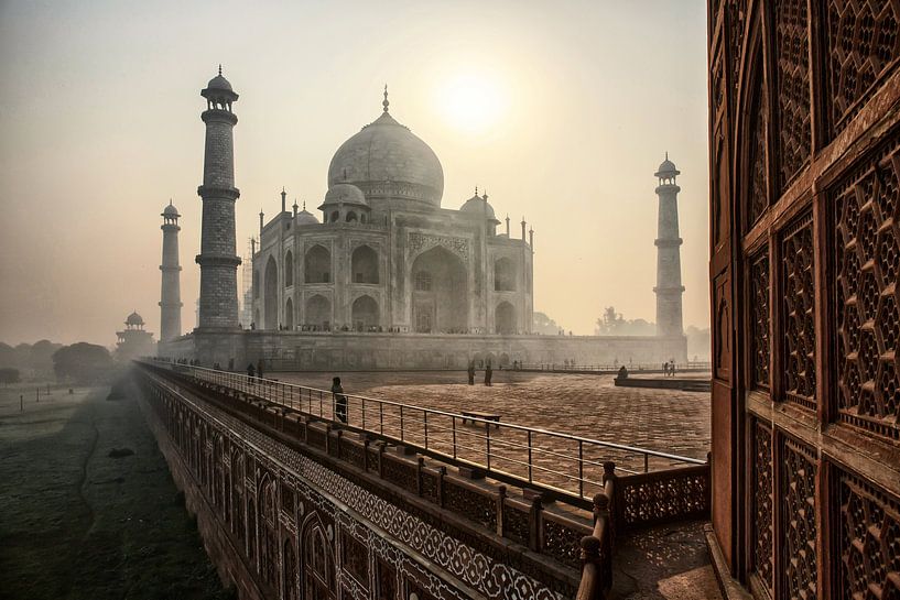 Das schöne Taj Mahal am Morgen, Agra - Indien von Tjeerd Kruse