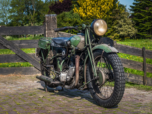Peugeot classic motorbike