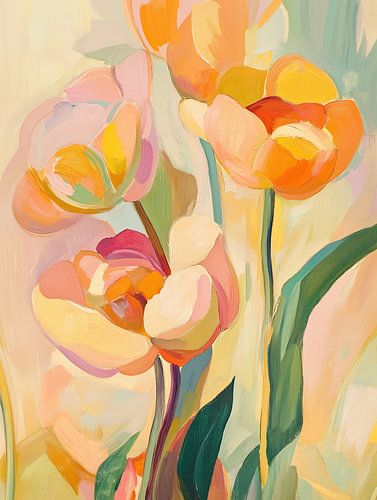 Tulpen in zomerkleuren van Imagine