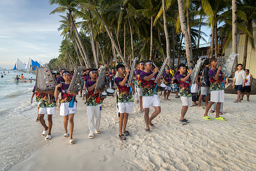 Local festival @ Boracay, Philippines