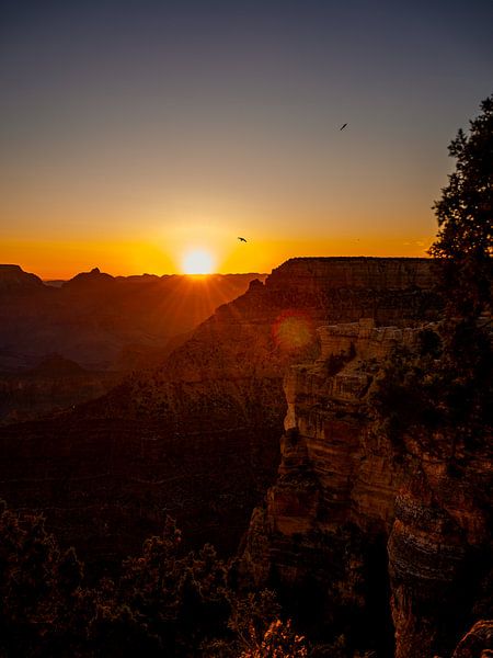 Sonnenaufgang im Grand Canyon von Marloes Bakuwel