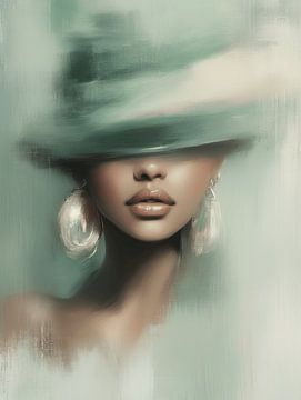 The Lady in Green van Carla Van Iersel