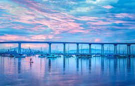 Pinks and Blues - Coronado, California by Joseph S Giacalone Photography