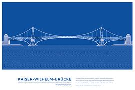 Kaiser-Wilhelm-Brücke Wilhelmshaven von Michael Kunter