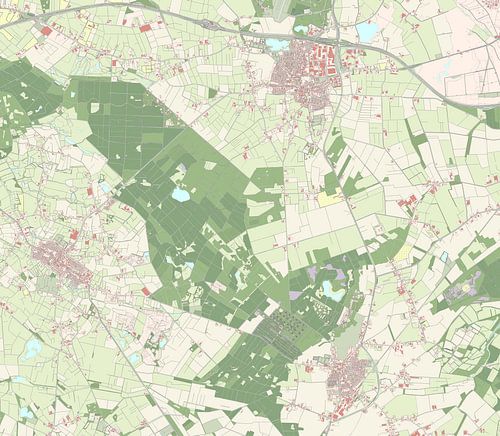 Kaart van Alphen-Chaam