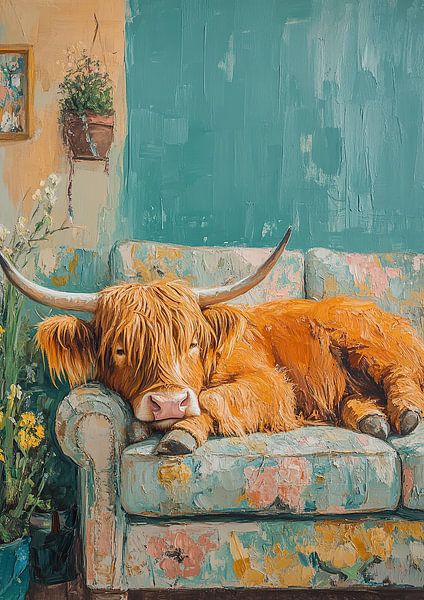 Highland Cow by Niklas Maximilian