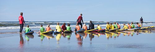 Surfles aan het strand, surf at the beach