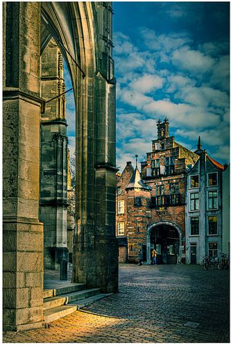 Nijmegen, Kerk en Poortgebouw.