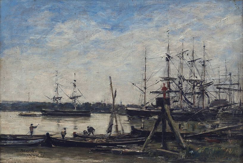 Haven van Bordeaux, Eugène Boudin van Atelier Liesjes