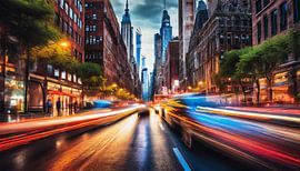 Manhattan in de stad