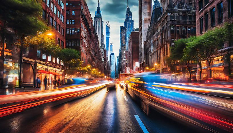 Manhattan in de stad van Mustafa Kurnaz