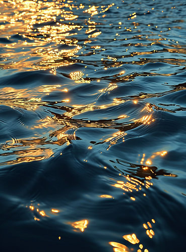 Goldene Stunde am Meer