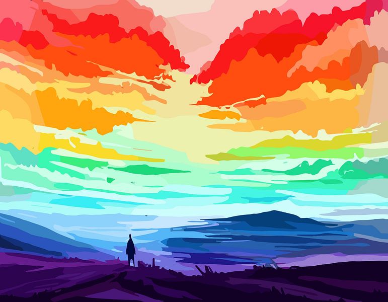Trots Landschap van Art Kingdom