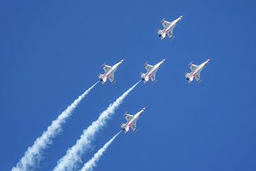 U.S. Air Force Thunderbirds. van Jaap van den Berg