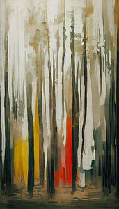 Bomen abstract van Bert Nijholt