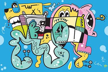 Whatta : Graffiti-Comic-Pop-Kunst von Koen Haarbosch