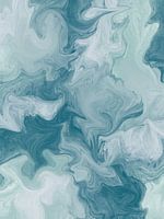 Abstract flowing sea colours