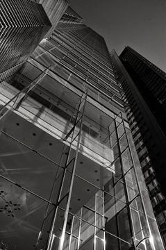 NYC Glass and Steel Skyscraper. van Ton Bijvank