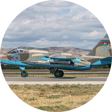 Azerbeidzjaanse Sukhoi Su-25 "Frogfoot". van Jaap van den Berg