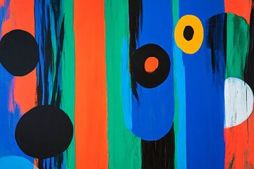 Abstract colour composition - Radiantly colourful by Poster Art Shop