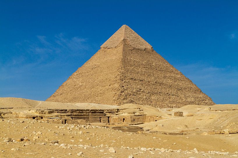 Les pyramides de Gizeh en Égypte par Roland Brack