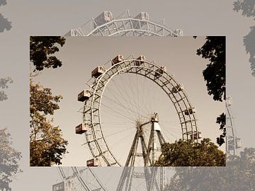 Giant Ferris Wheel at the Vienna Prater by Franz Walter