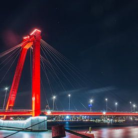 Rotterdam bei Nacht von Harm-Jan Tamminga