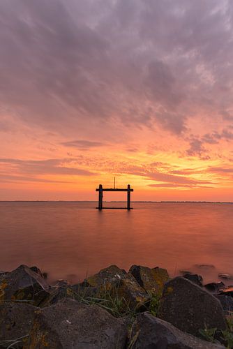 Station de pompage Sunrise Dreischor sur Leo Kramp Fotografie