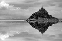 Le Mont Saint-Michel en image miroir
