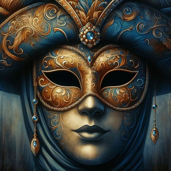 Venetian mask by Nicolette Vermeulen