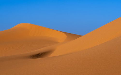 Het lege kwartier: een zandduin in de Rub al Khali-woestijn
