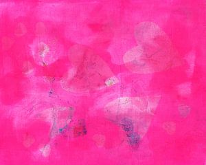 Verträumte Herzen in pink