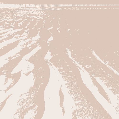 Suna - Sandmuster Grafikdruck