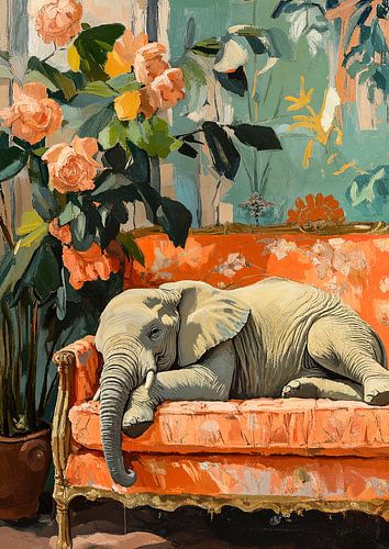 Gezelligheid olifant