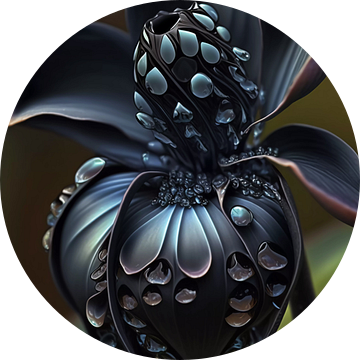 Zwarte orchidee van haroulita