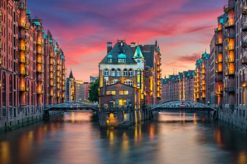 Speicherstadt in Hamburg, Germany by Michael Abid