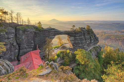 Prebischtor im Elbsandsteingebirge von Michael Valjak