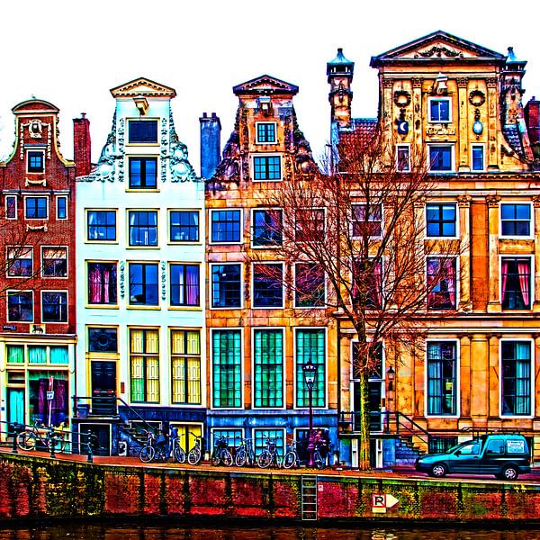 Colorful Amsterdam #113 van Theo van der Genugten