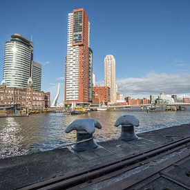 Kop van Zuid met zich op de Rijnhaven Rotterdam by René Brand