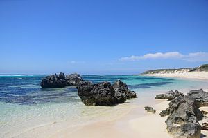 Idealer leerer Strand